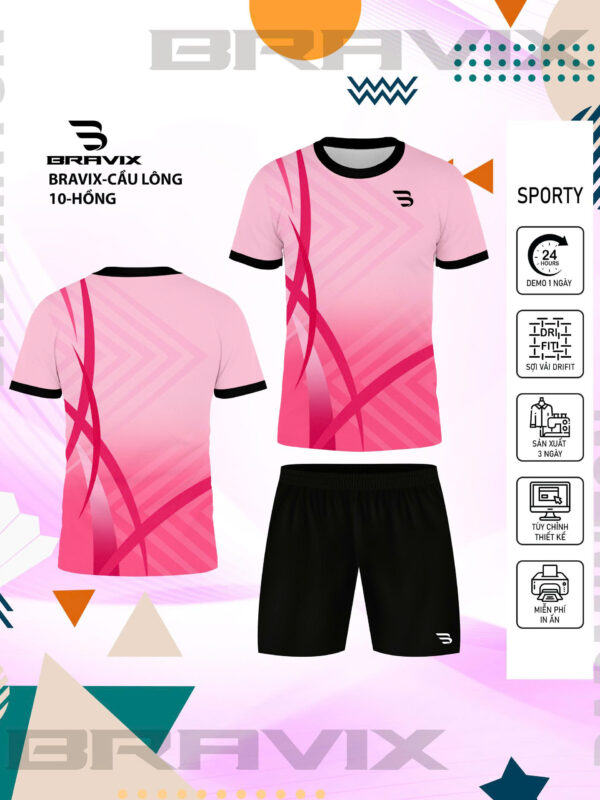 Bộ Quần Áo Cầu Lông Thiết Kế BRAVIX – MÃ CL10
