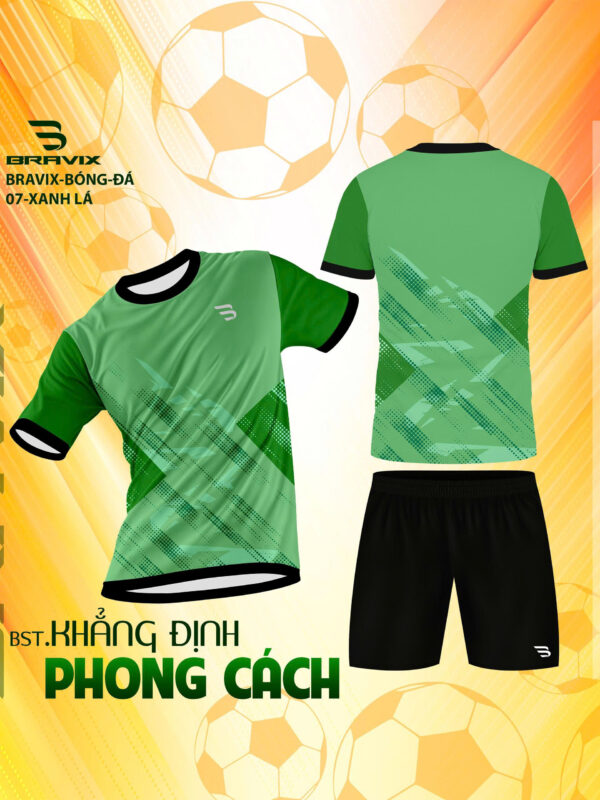 Bộ Quần Áo Bóng Đá Thiết Kế BRAVIX – MÃ BĐ07 – BST VIỆT NAM