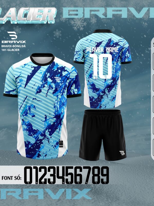 Áo Bóng Đá BRAVIX – Mẫu “Glacier”