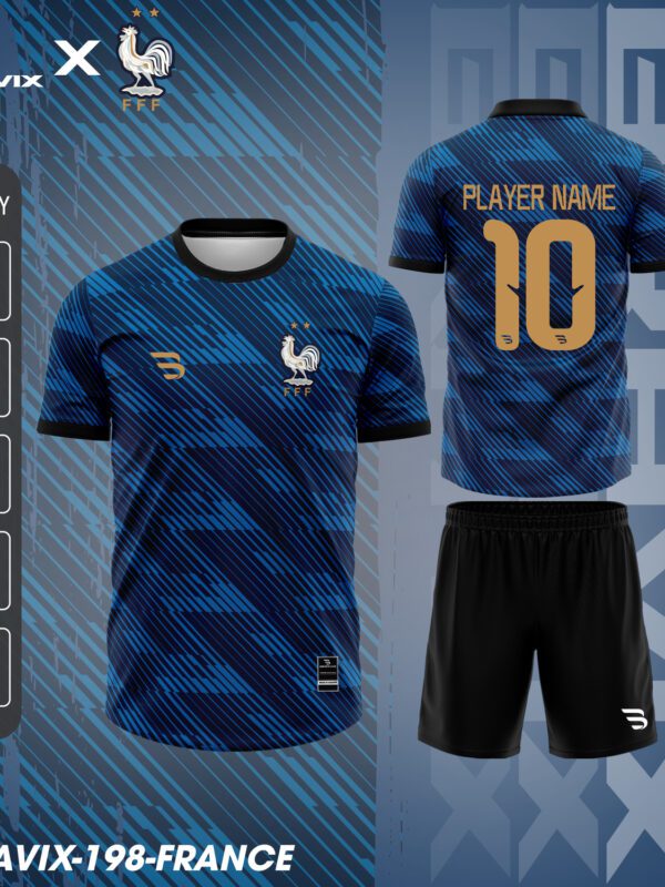 Áo Bóng Đá Đội Tuyển Pháp – France | Mẫu France White Edition – BRAVIX