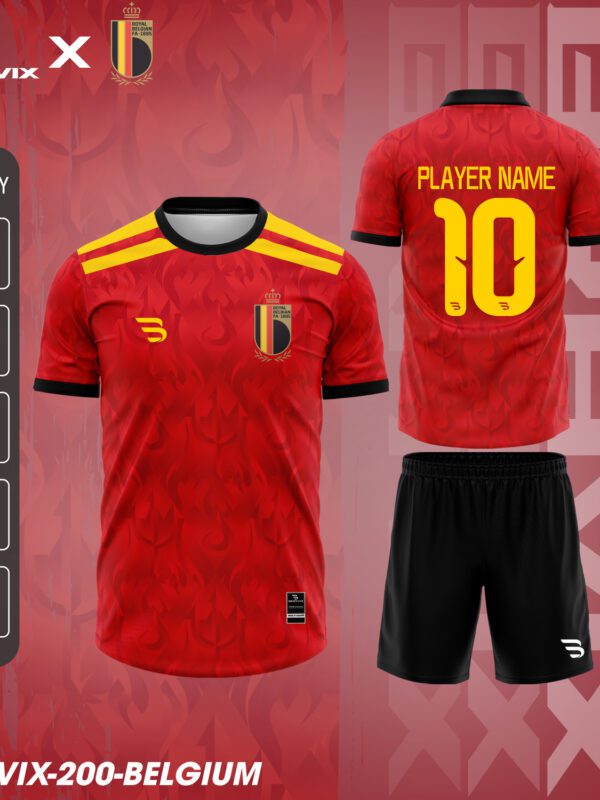 Áo Bóng Đá Đội Tuyển Bỉ -  Belgium | Bravix
