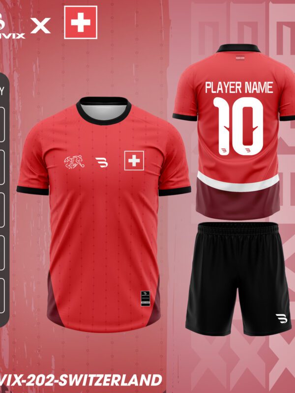 Áo Bóng Đá Đội Tuyển Thụy Sĩ – Switzerland | BRAVIX