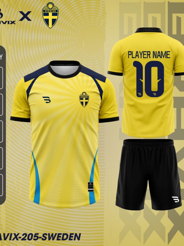 Áo Bóng Đá Đội Tuyển Thụy Điển – Sweden | Bravix