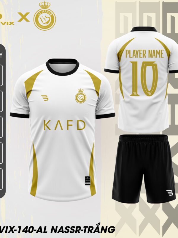 Bộ Quần Áo Bóng Đá Thiết Kế BRAVIX – Mẫu AL NASSR