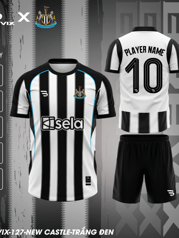 Bộ Quần Áo Bóng Đá Newcastle United - Thiết Kế BRAVIX Phong Cách Ngoại Hạng Anh