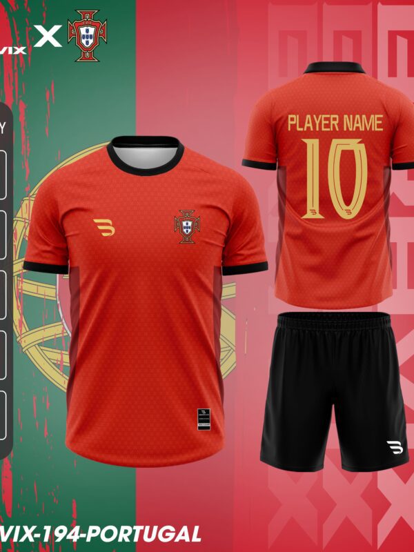 Áo Bóng Đá Đội Tuyển Bồ Đào Nha -  Portugal | Bravix