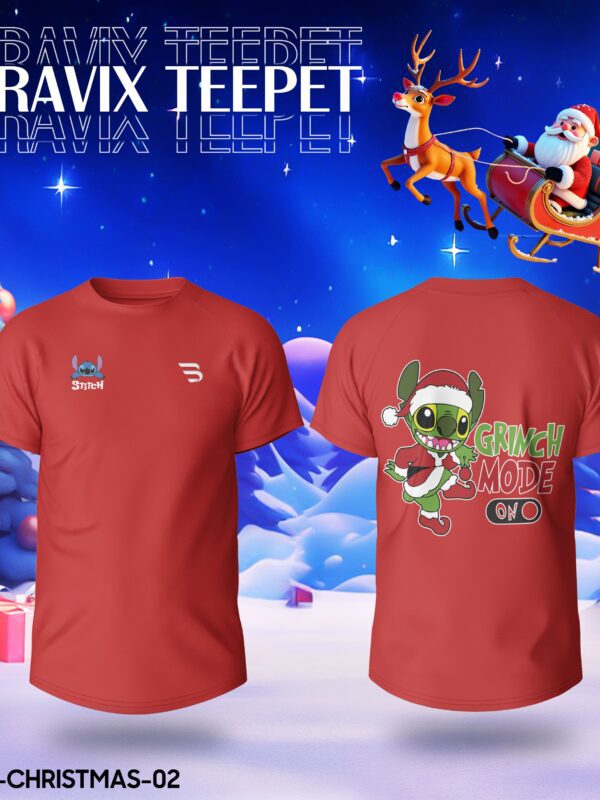 Áo Thun In Theo Yêu Cầu BRAVIX – Mẫu CHRISTMAS 02