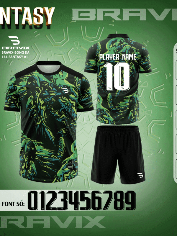 Bộ Quần Áo Bóng Đá Thiết Kế BRAVIX – BST FANTASY