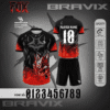 Bộ Quần Áo Bóng Đá Thiết Kế BRAVIX - BST FOX