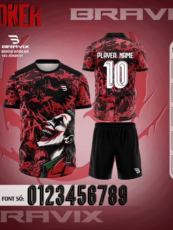 Bộ Quần Áo Bóng Đá Thiết Kế BRAVIX – BST JOKER