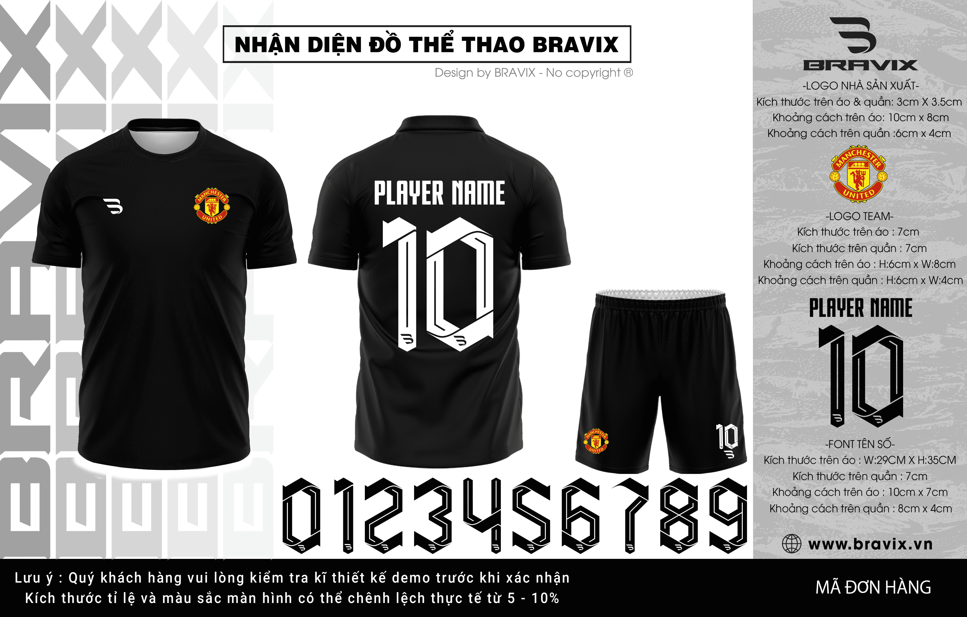 Mockup Quy Chuẩn Thể Thao BRAVIX