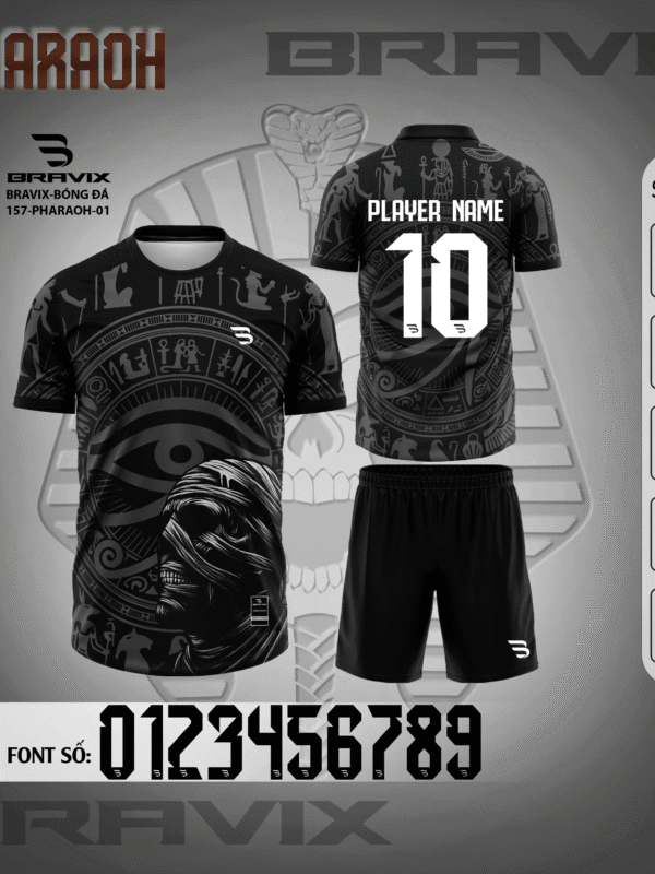 Bộ Quần Áo Bóng Đá Thiết Kế BRAVIX – BST PHARAOH