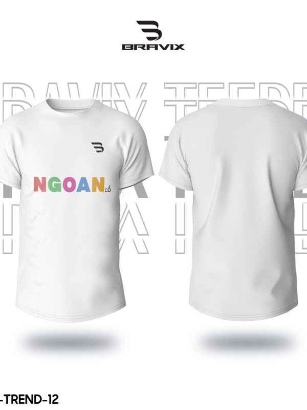 Áo Thun In PET Theo Yêu Cầu BRAVIX – Mẫu "Ngoan Cố"