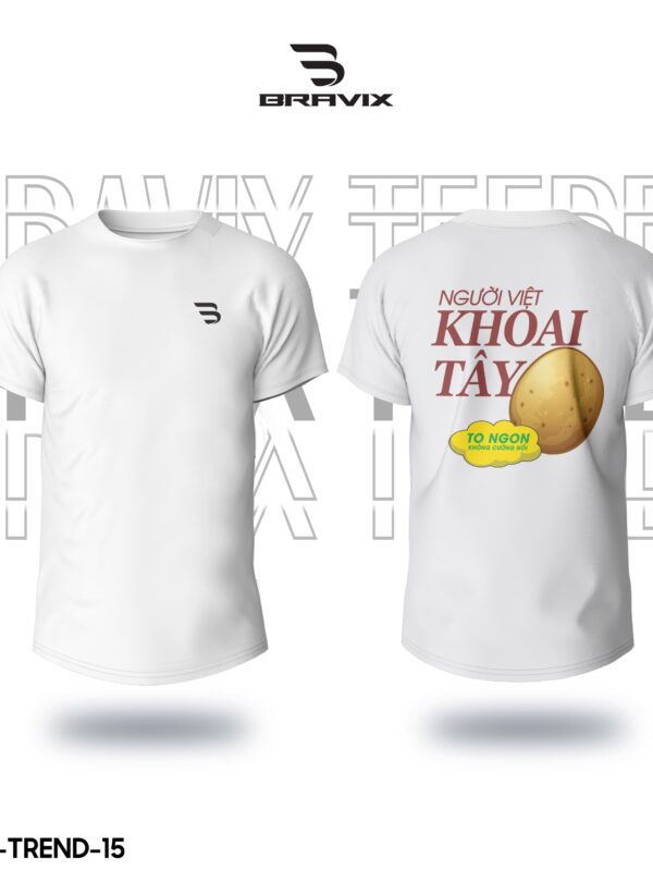 Áo Thun In Theo Yêu Cầu BRAVIX – Mẫu “Người Việt Khoai Tây”