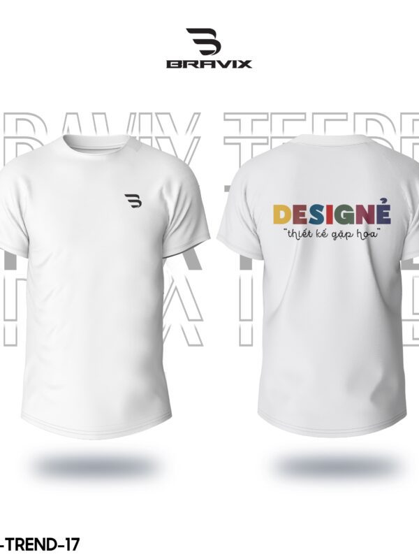 Áo Thun In Theo Yêu Cầu BRAVIX – Mẫu “Designer – Thiết Kế Gặp Họa”