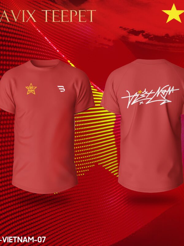 Áo Thun In Theo Yêu Cầu BRAVIX – Mẫu “Việt Nam Signature”