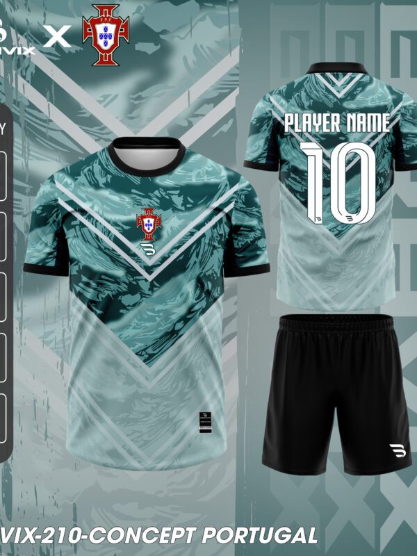 Áo Bóng Đá Concept Bồ Đào Nha | Bravix Collab Collection
