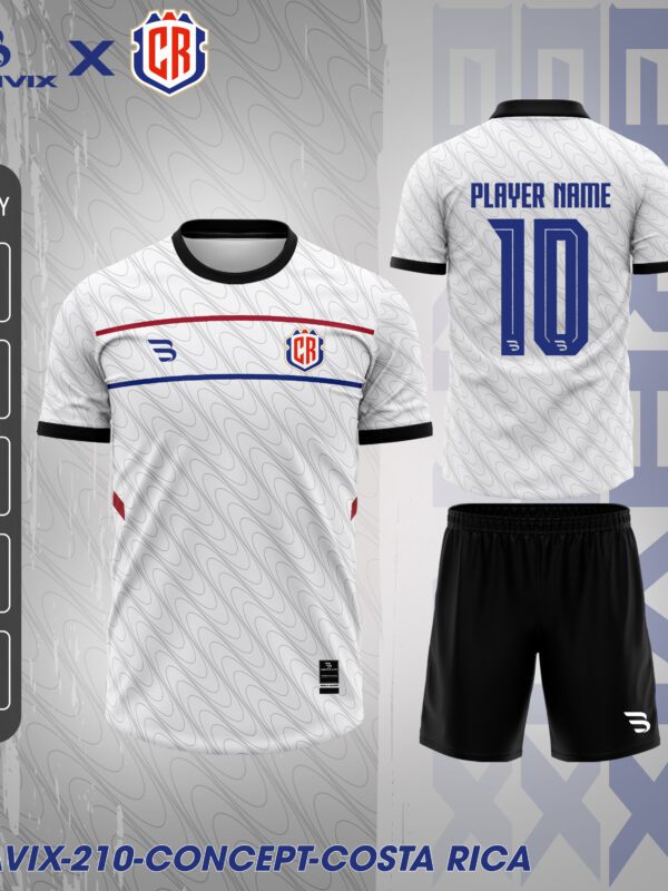 Áo Bóng Đá Concept Costa Rica | Bravix Collab