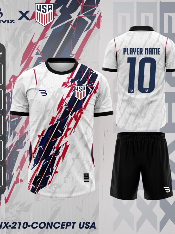 Áo Bóng Đá Concept USA | Bravix Collab Collection