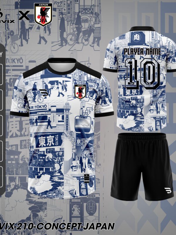 Áo Bóng Đá Concept Japan | Bravix Collab Collection