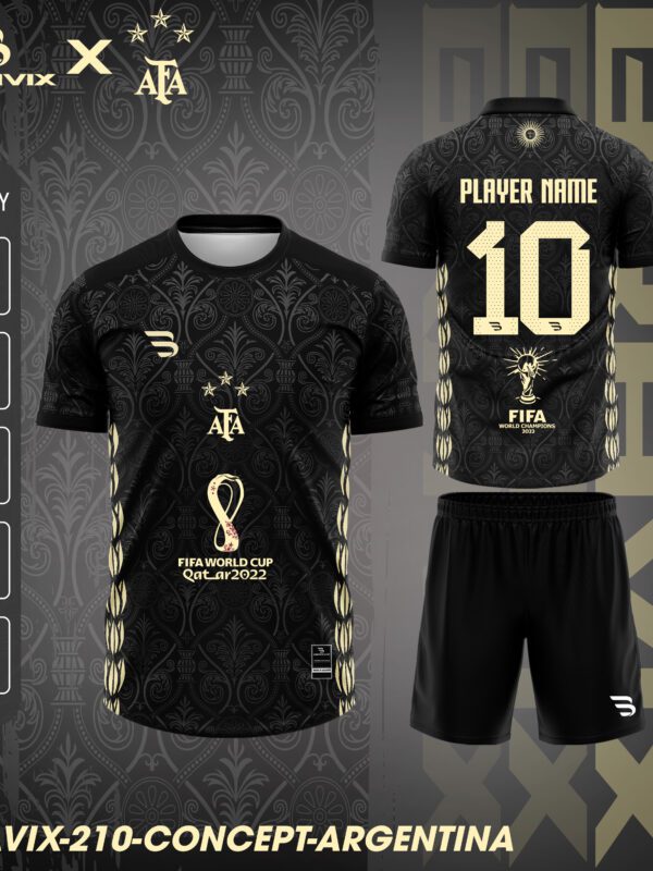 Áo Bóng Đá Concept Argentina | Bravix Collab Collection