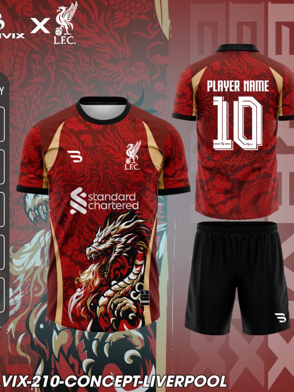 Áo Bóng Đá Concept Liverpool | Bravix Collab Collection