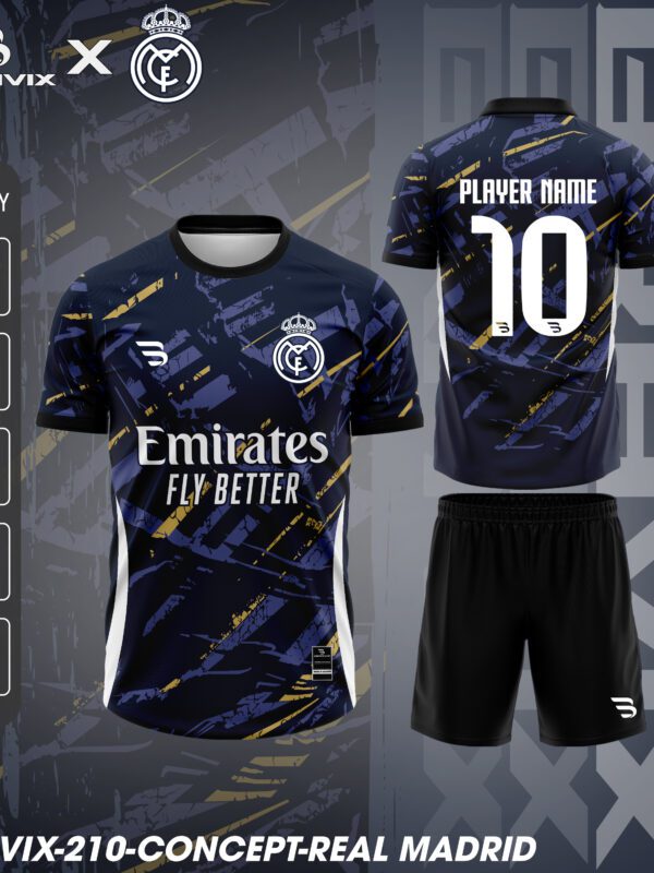 Áo Bóng Đá Concept Inter Milan Đen Xanh | Bravix Collab Collection