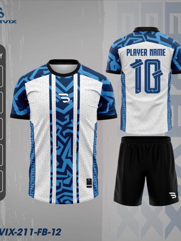 Bravix FB-12 – Thiết Kế Sọc Xanh Trắng Thể Thao Hiện Đại