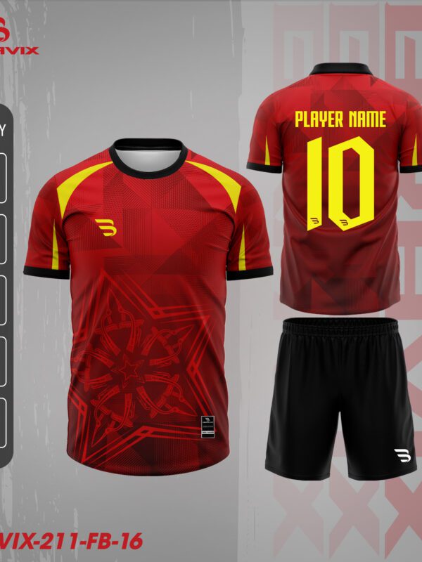 Bravix FB-16 – Thiết Kế Đỏ Vàng Thể Thao Mạnh Mẽ & Nổi Bật