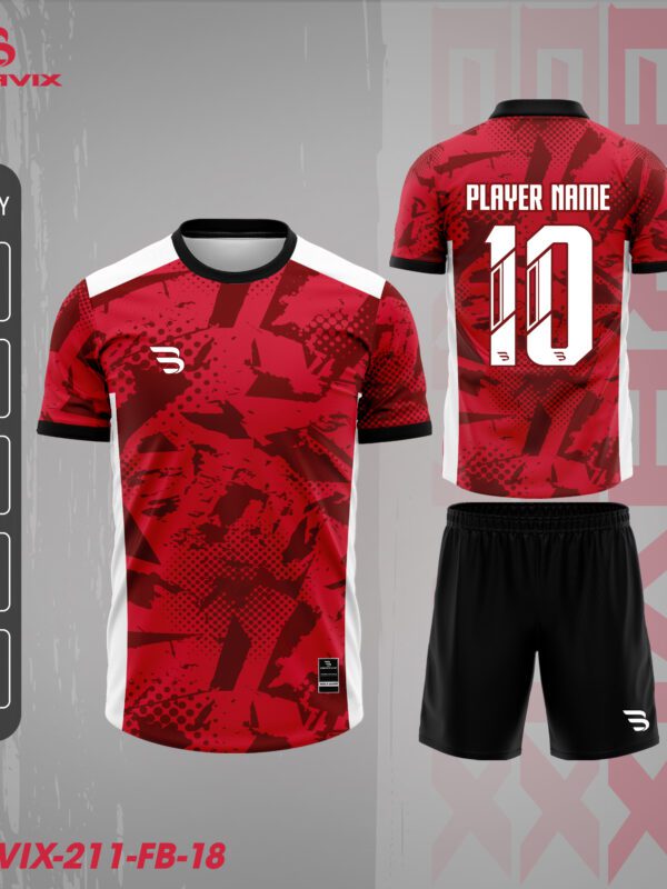 Bravix FB-22 – Thiết Kế Đỏ Đen Graphic Mạnh Mẽ & Cá Tính