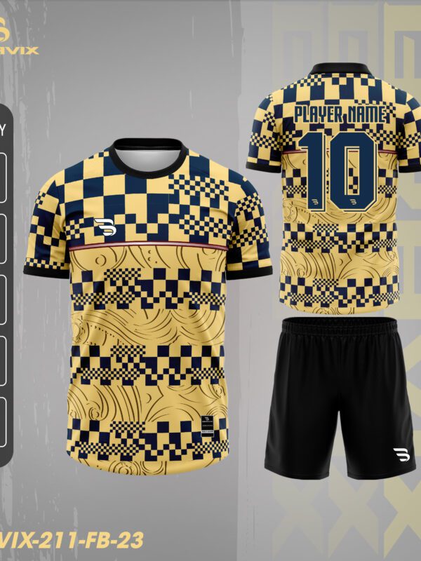 Bravix FB-23 – Thiết Kế Vàng Đen Checkerboard Cá Tính & Nổi Bật