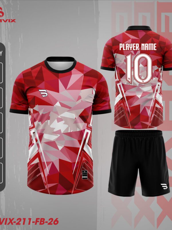 Bravix FB-26 – Thiết Kế Đỏ Crystal Hình Khối Hiện Đại & Nổi Bật