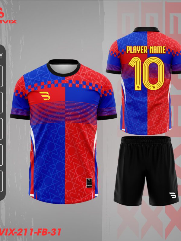 Bravix FB-31 – Thiết Kế Đỏ Xanh Dynamic Pattern Nổi Bật