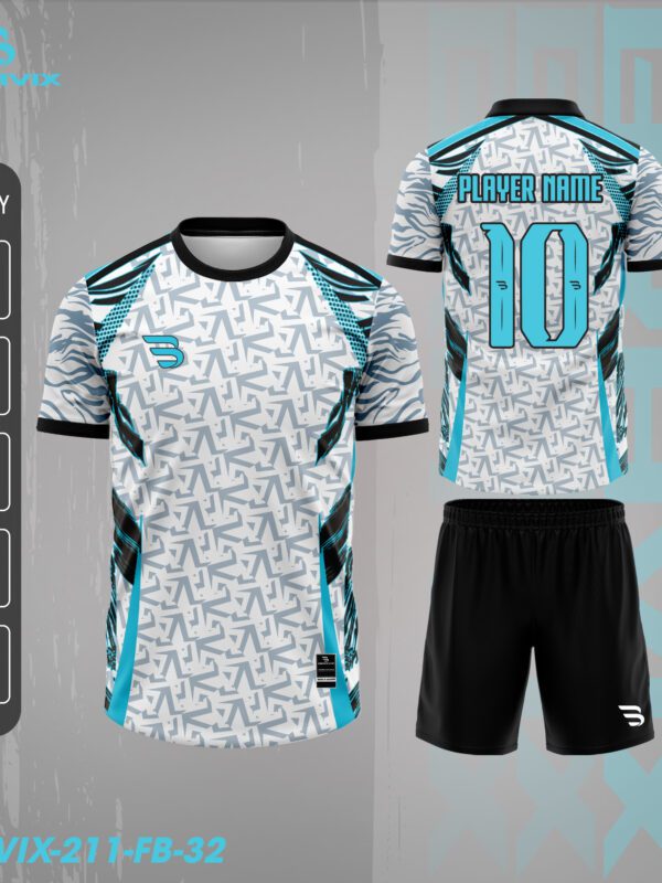 Bravix FB-32 – Thiết Kế Trắng Xanh Ice Pattern Hiện Đại