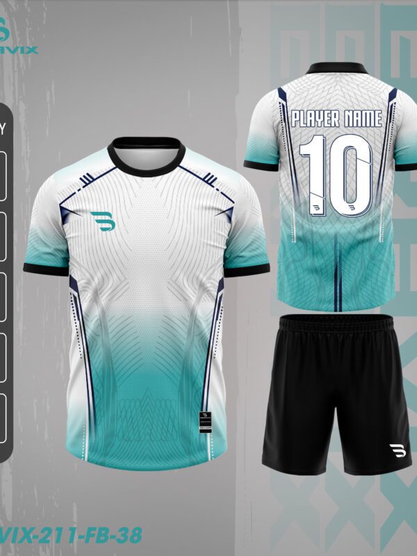 Bravix FB-38 – Thiết Kế Trắng Xanh Gradient Thể Thao Hiện Đại