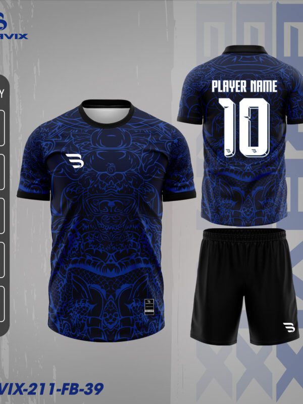 Bravix FB-39 – Thiết Kế Xanh Navy Pattern Nghệ Thuật