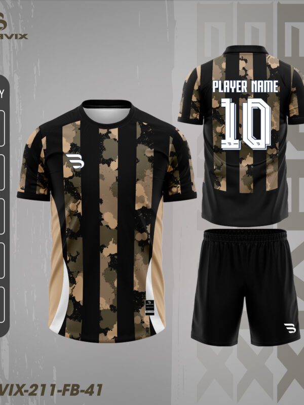 Bravix FB-41 – Thiết Kế Camo Sọc Đen Vàng Thể Thao