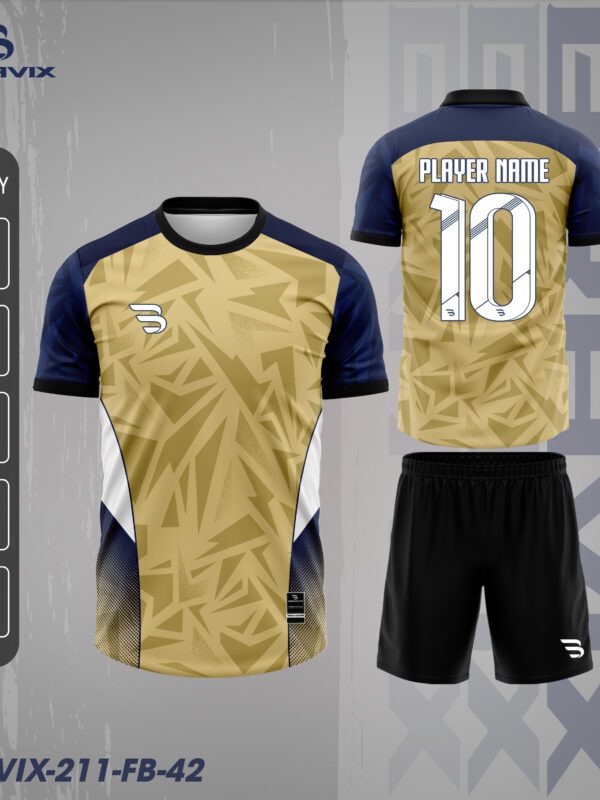 Bravix FB-42 – Thiết Kế Vàng Navy Geometric Thể Thao