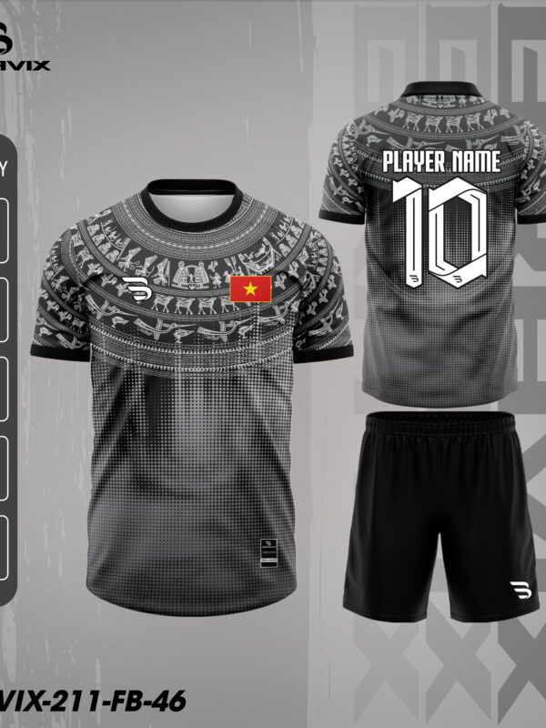 Bravix FB-46 – Thiết Kế Xám Họa Tiết Trống Đồng Việt Nam