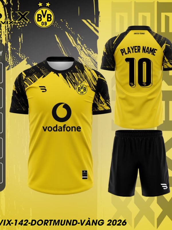 Áo Bóng Đá Dortmund Vàng 2026 | BRAVIX
