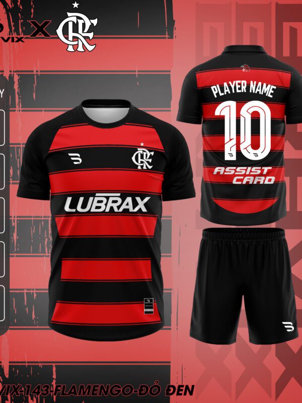 Áo Bóng Đá Flamengo Đỏ Đen | BRAVIX