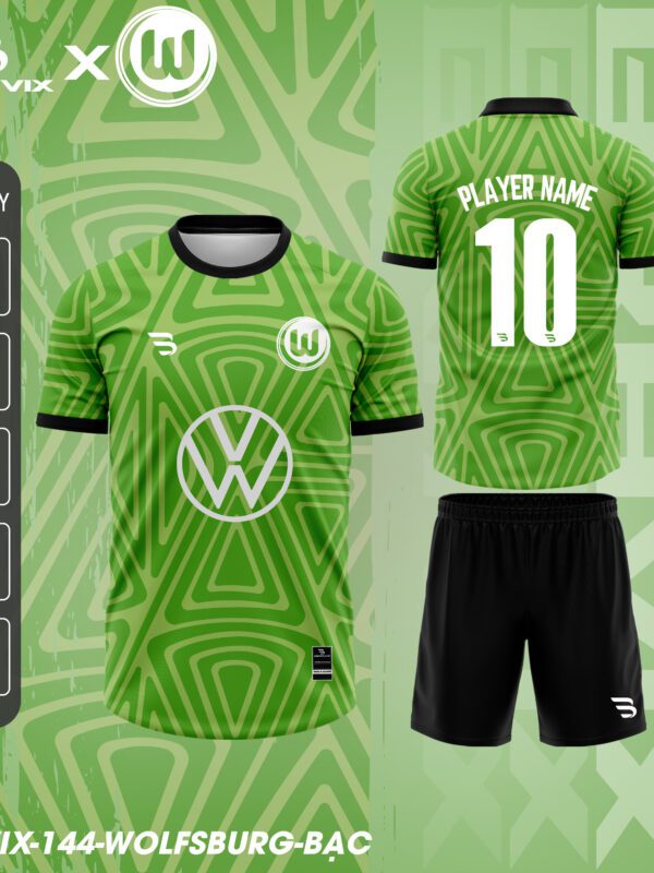 Áo Bóng Đá Wolfsburg Bạc | BRAVIX