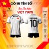 Bộ quần áo đá banh thiết kế riêng Bravix Trống Đồng Trắng - có sẵn giao ngay
