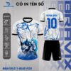 Áo bóng đá thiết kế riêng Bravix Concept Blue Fox - có sẵn giao ngay