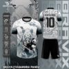 Áo bóng đá thiết kế riêng Bravix Concept Samurai Panda - có sẵn giao ngay
